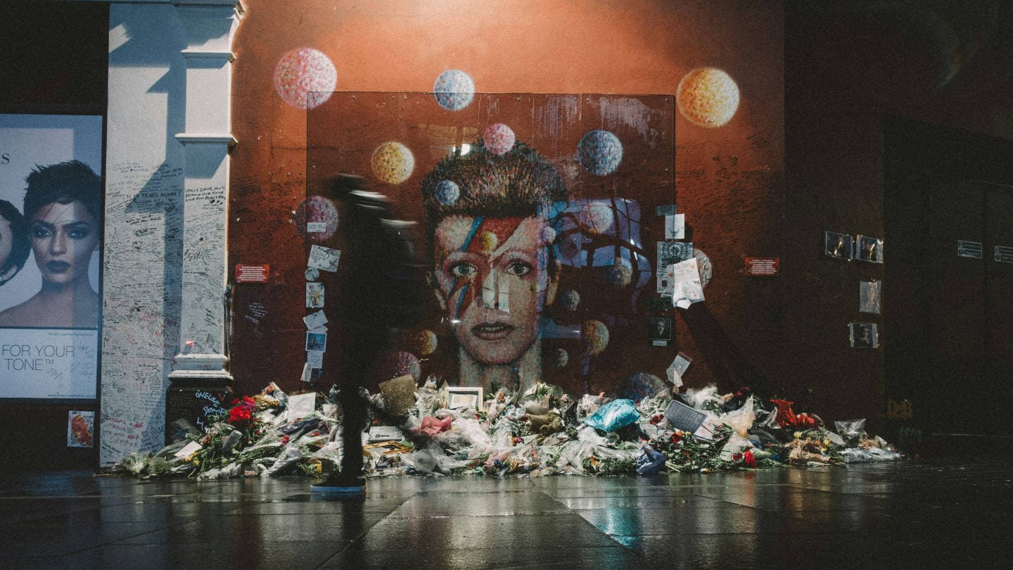 David Bowie memorial